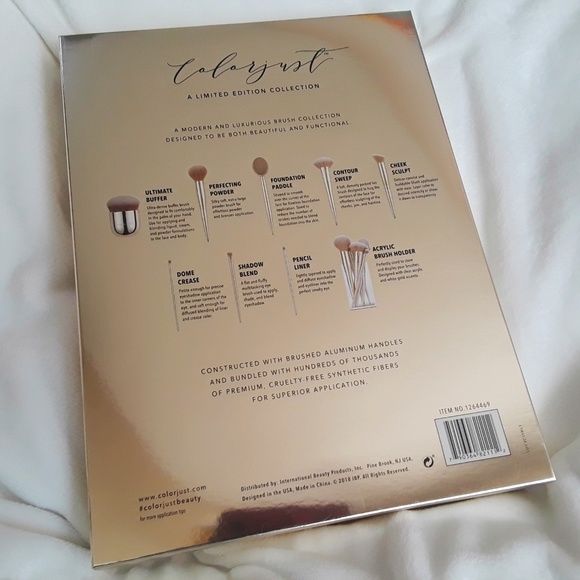 Colorjust Limited Edition 8pc Make Up Brush Set - Picture 7 of 8